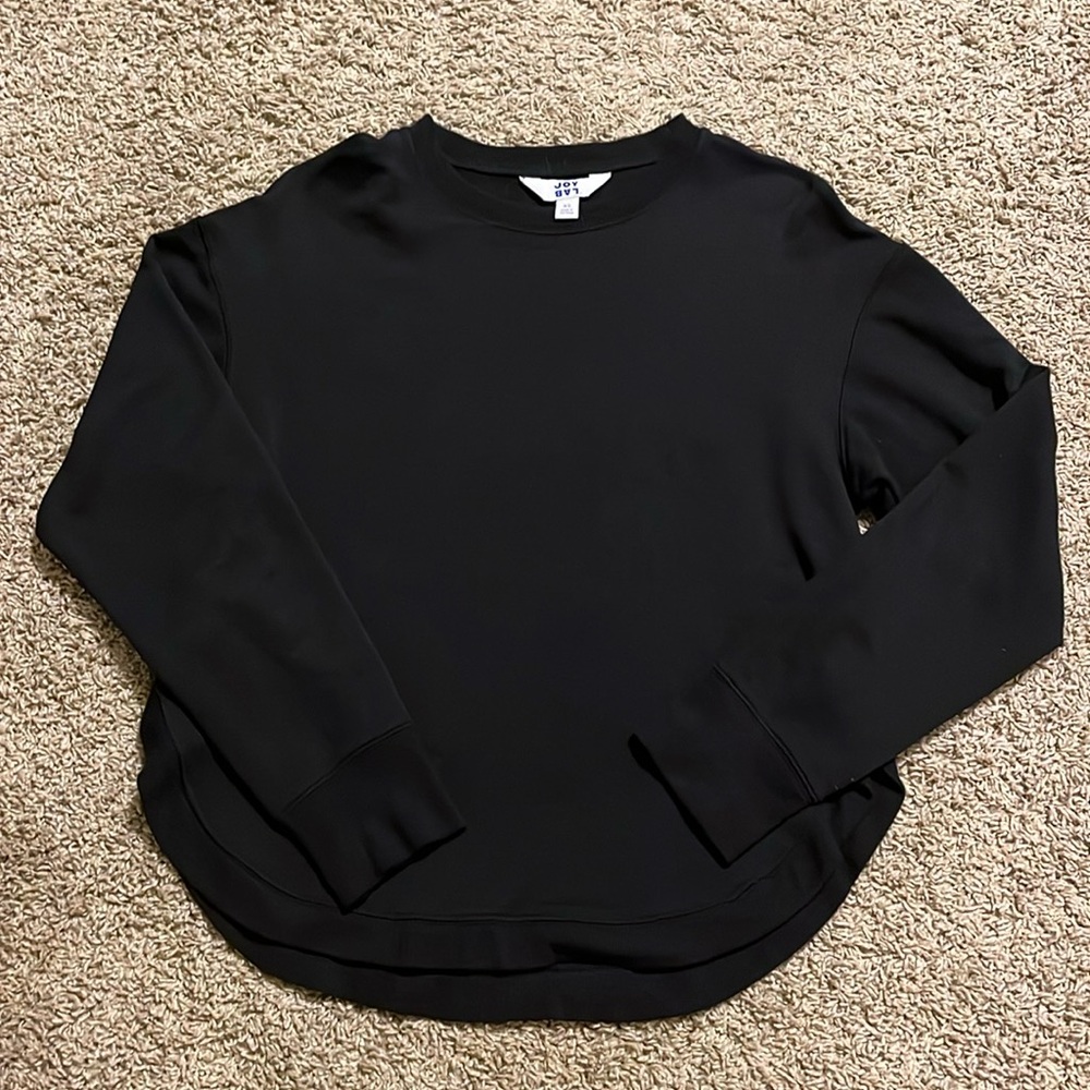 Black Joylab crew neck fleece long sleeve